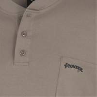 331 FR Interlock Henley Shirt, Small, Beige Southpoint Industrial Supply