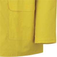 577J Rain Jacket, Polyester/PVC, Small, Yellow Southpoint Industrial Supply