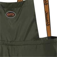 Nailhead Ripstop Tree Planter Bib Pants, X-Small, Polyester/PVC, Green SHE446 | Southpoint Industrial Supply