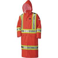 5896 Manteau long imperm&eacute;able et ignifuge, Petit, Orange haute visibilit&eacute; Southpoint Industrial Supply