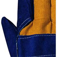 630 Blue Insulated Fitter's Gloves, One Size, Split Cowhide Palm, Boa Inner Lining Southpoint Industrial Supply