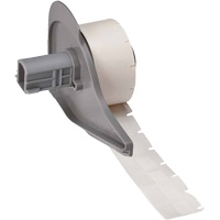 Self-Laminating Wrap-Around Wire & Cable Labels, Vinyl, 0.5" L x 0.75" H, White SHF072 | Southpoint Industrial Supply