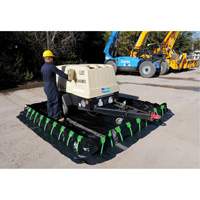 Ultra-Containment Berm&reg;, 179 US gal. Capacity, 4' W x 6' L x 12" H, Stake Wall Southpoint Industrial Supply