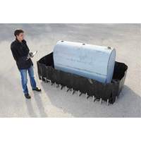 Conteneur de confinement flexible sans drain Ultra-275 Containment Sump, 102" lo x 48" la, 400 gal. US Capacit&eacute; Southpoint Industrial Supply