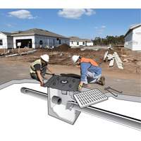 Bac de r&eacute;tention grande capacit&eacute; Ultra-Drain Guard, Huile & s&eacute;diments, 60" lo x 60" la Southpoint Industrial Supply