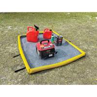 Small Ultra-Filter Pad, 0.8 US gal. Capacity, 2.5' W x 2' L x 3" H, Foam Wall Southpoint Industrial Supply