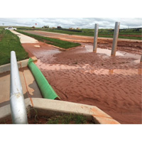 Green Ultra-Silt Dike&reg;, 7' L x 5' W Southpoint Industrial Supply