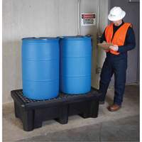 2-Drum Economy Ultra-Spill Pallet&reg;, 66 US gal. Spill Capacity, 53" x 29" x 16.5" Southpoint Industrial Supply