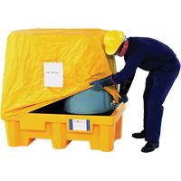 2-Drum Spill Pallet Pullover Cover Southpoint Industrial Supply