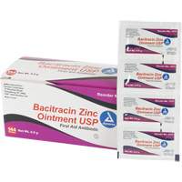 Bacitracin Zinc First Aid Packets, Ointment, Antibiotic SHG029 | Southpoint Industrial Supply