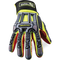 Rig Lizard&reg; 2028X Cut-Resistant Gloves, 6/X-Small, Synthetic/HPPE Palm, Elastic/Hook & Loop Cuff Southpoint Industrial Supply
