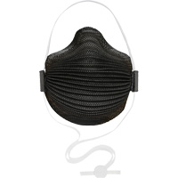 AirWave M Series Black Disposable Masks with SmartStrap<sup>®</sup> & Nose Flange, N95, NIOSH Certified, Small SHH515 | Southpoint Industrial Supply