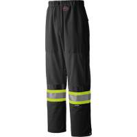 6003BKP Traffic Safety Pants, Polyester, Small, Black Southpoint Industrial Supply