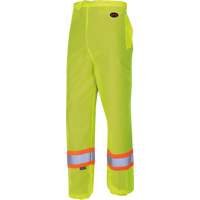 5670 Traffic Safety Pants, Polyester, 2X-Small/X-Small, High Visibility Lime-Yellow Southpoint Industrial Supply