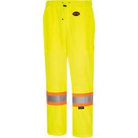 5999PW Women's  Traffic Safety Pants, Polyester, X-Small, High Visibility Lime-Yellow Southpoint Industrial Supply