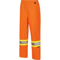 5627W Women's Waterproof Bib Pants, Polyester/Polyurethane, X-Small, High Visibility Orange Southpoint Industrial Supply