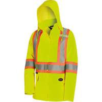 5628W Parka matelass&eacute; de s&eacute;curit&eacute; 300D The Rock, Polyester/Polyur&eacute;thane, Jaune lime haute visibilit&eacute;, T-petit Southpoint Industrial Supply