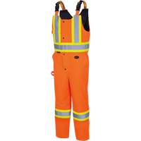 5040 Combinaisons de s&eacute;curit&eacute; matelass&eacute;e imperm&eacute;able, Polyester, Petit, Orange haute visibilit&eacute; Southpoint Industrial Supply