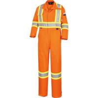 5551T Flame-Gard&reg; FR/Arc-Rated Coverall, Size 40 (Tall), High Visibility Orange, 9.1 cal/cm² Southpoint Industrial Supply