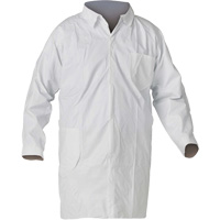 Liquid & Particle Protection Lab Coat, Medium, White SHI436 | Southpoint Industrial Supply
