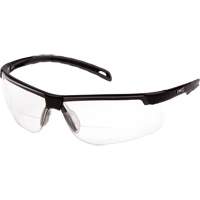 Lunettes de lecture H2MAX avec monture noire, Antibu&eacute;e, Transparent, Dioptrie 2,0 Southpoint Industrial Supply