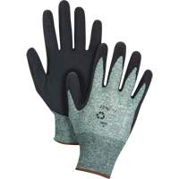 Eco-Friendly Crinkle Grip Coated Gloves, 8, Foam Latex Coating, 15 Gauge, Nylon/RPET Shell Southpoint Industrial Supply