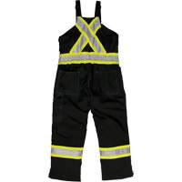 Ripstop Insulated Safety Bib Overall, Polyester, X-Small, Black Southpoint Industrial Supply