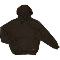 Water Repellent Fleece Pullover Hoodie, Men's, Small, Black Southpoint Industrial Supply