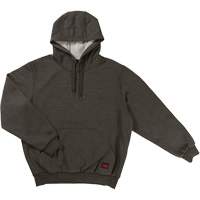 Water Repellent Fleece Pullover Hoodie, Men's, Small, Grey Southpoint Industrial Supply