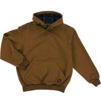 Water Repellent Fleece Pullover Hoodie, Men's, X-Small, Brown SHJ084 | Southpoint Industrial Supply