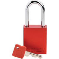 Lockout Padlock, Safety Padlock, Keyed Different, Aluminum, 1-1/2" Width Southpoint Industrial Supply
