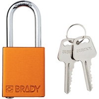 Lockout Padlock, Safety Padlock, Keyed Different, Aluminum, 1-1/2" Width Southpoint Industrial Supply