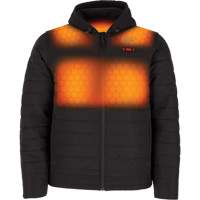 M12 Heated Quietshell Jacket with Battery, Men's, Medium, Black Southpoint Industrial Supply