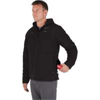 M12 Heated Quietshell Jacket with Battery, Men's, Medium, Black Southpoint Industrial Supply