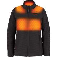 Manteau chauffant M12 Axis avec pile, Femmes, Grand, Noir Southpoint Industrial Supply