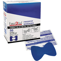 Bandages, Fingertip, Fabric Metal Detectable, Non-Sterile Southpoint Industrial Supply