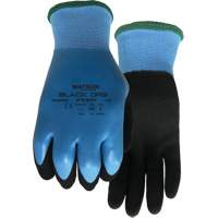 Gants hydrofuges Stealth Black Ops, Taille Petit, Calibre 15, Rev&ecirc;tement Latex de caoutchouc, Enveloppe en Fibre de verre/Polyester, ASTM ANSI niveau A4 Southpoint Industrial Supply
