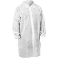 KleenGuard KGA10 Lab Coat, Medium, White Southpoint Industrial Supply