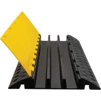 Polyurethane Cable Protector, 3 Channels, 35.43" L x 19.69" W x 3" H Southpoint Industrial Supply