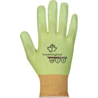 Gants r&eacute;sistant aux coupures haute visibilit&eacute; S18TAXFN, Taille 6, Calibre 18, Rev&ecirc;tement Mousse de nitrile, Enveloppe en TenActiv, ASTM ANSI niveau A9 Southpoint Industrial Supply