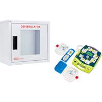 AED Plus<sup>®</sup> Defibrillator & Wall Cabinet Kit, Semi-Automatic, English, Class 4 SHJ773 | Southpoint Industrial Supply