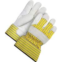 Lined Fitter's Gloves with Safety Cuff, 2X-Large, Grain Cowhide Palm, Acrylic-Pile Inner Lining Southpoint Industrial Supply