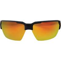 Pumori Safety Glasses, Red/Mirror Lens, Anti-Scratch, ANSI Z87+/MCEPS GL-PD 10-12/Meets/Exceeds CSA Z94.3 Southpoint Industrial Supply