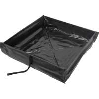 Collapsible Roll-Up Spill Berm, 15 US gal. Capacity, 2' W x 2' L x 6" H Southpoint Industrial Supply