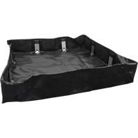 Collapsible Berm, 538.5 US gal. Capacity, 12' W x 12' L x 6" H, Snap-Up Bracket Southpoint Industrial Supply