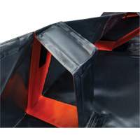 IBX Wall Pop-Up Berm, 2244 US gal. Capacity, 12' W x 25' L x 12" H, Snap-Up Bracket Southpoint Industrial Supply