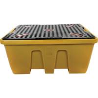 IBC Spill Pallet, 333 US gal. Spill Capacity, 66" x 66" x 27.5" Southpoint Industrial Supply
