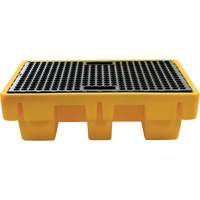 2-Drum Spill Pallet, 61 US gal. Spill Capacity, 51.5" x 36" x 15" Southpoint Industrial Supply