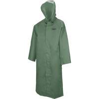 851 Hurricane Long Coat with Detachable Hood, Small, Green Southpoint Industrial Supply