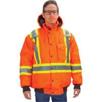 Waterproof 7-in-1 Winter Parka, High Visibility Orange, Large Southpoint Industrial Supply